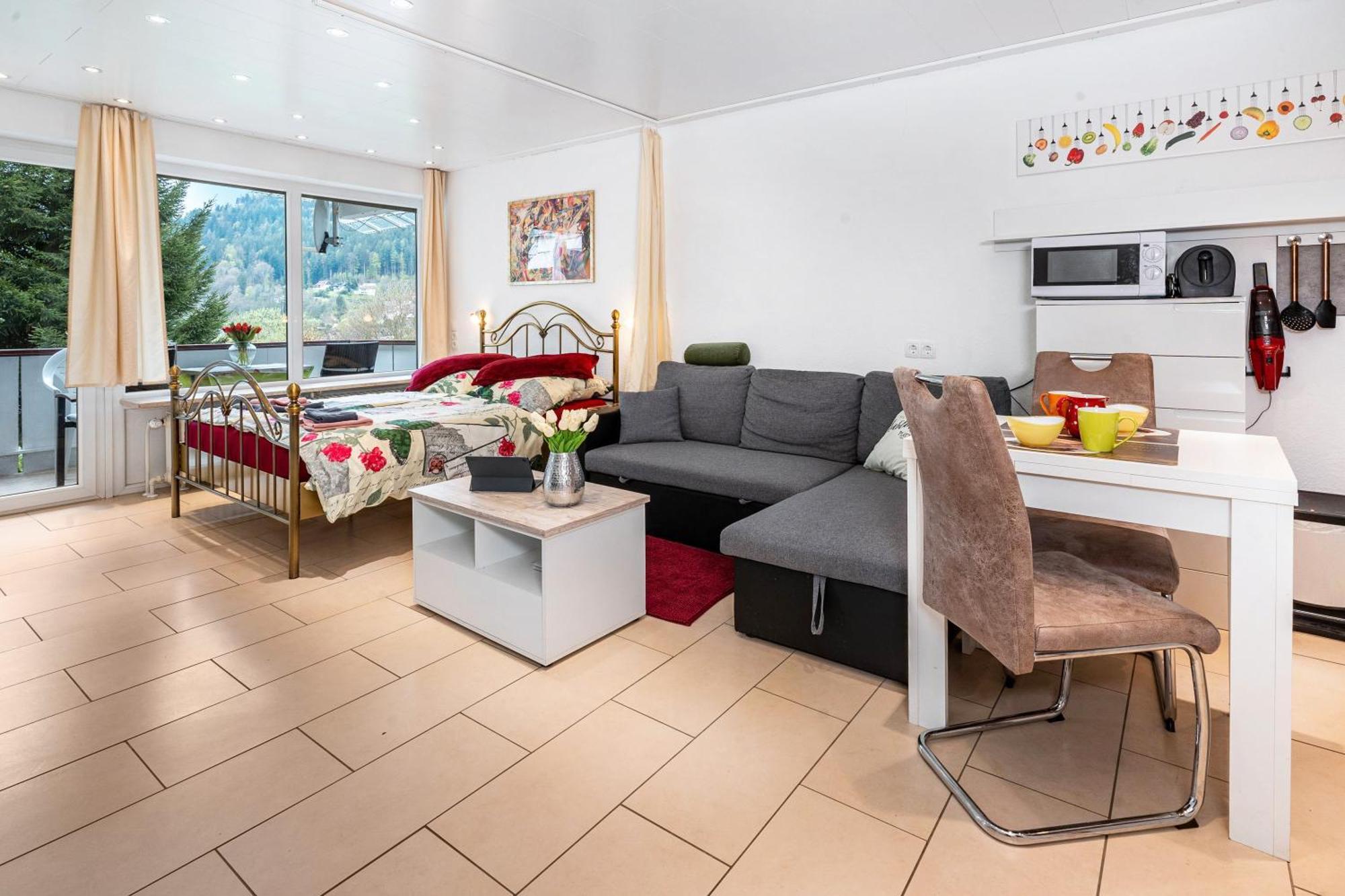 Ferienwohnung Tannenwald Bad Wildbad Bagian luar foto